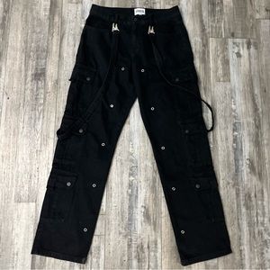 Black Denim Raver Jeans